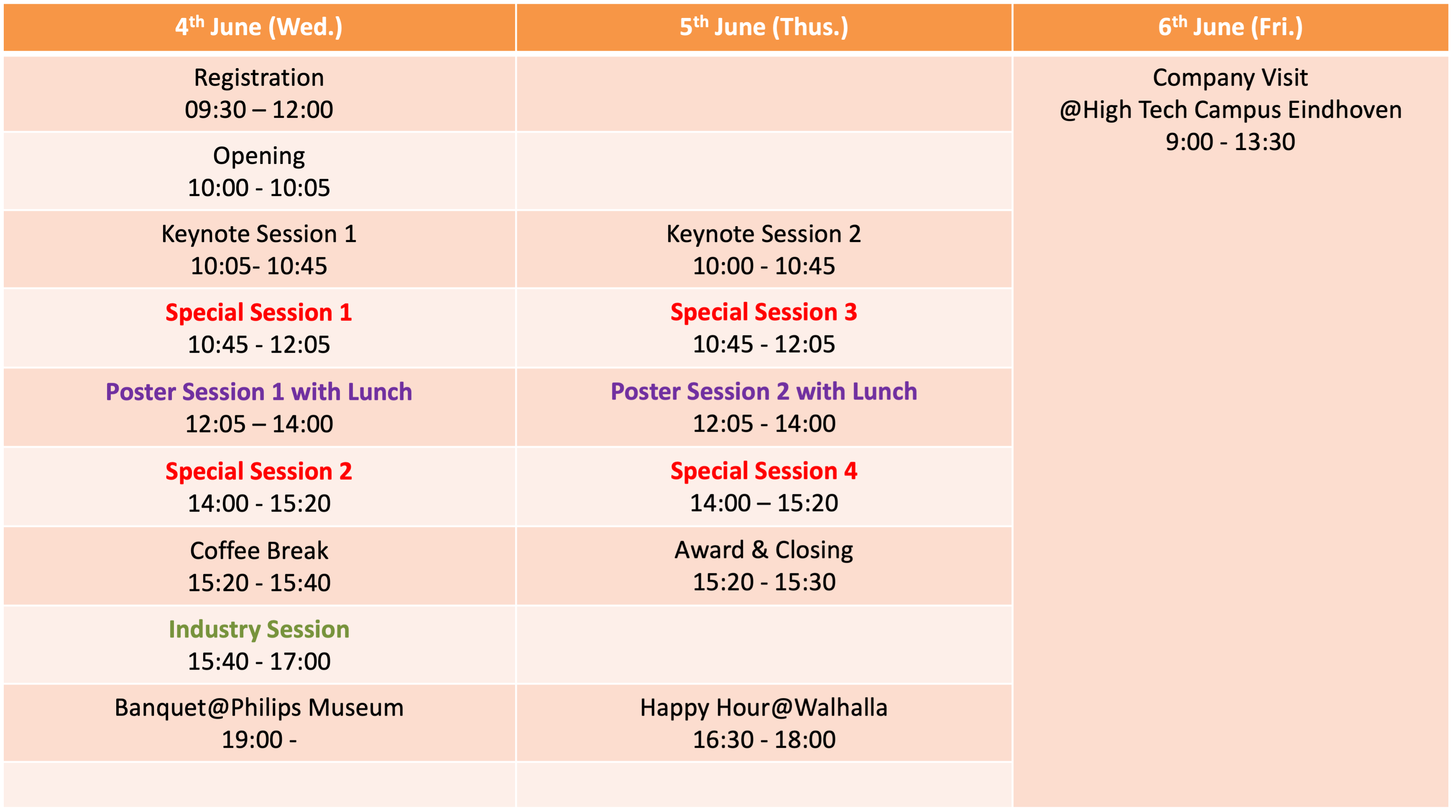 Program At A Glance
