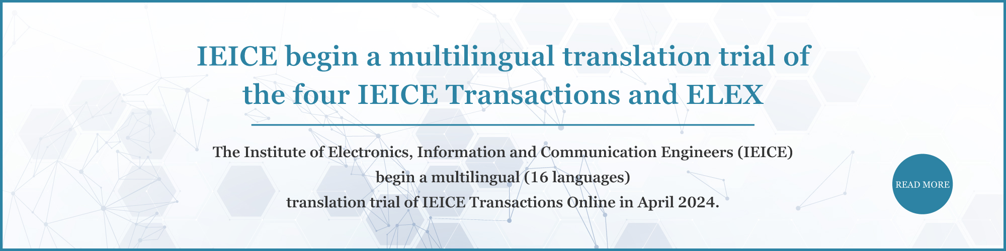 IEICE Transactions Online